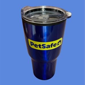 NWT 30oz Double Wall Stainless Steel Thermal Tumbler w Sip Lid - Petsafe Swag